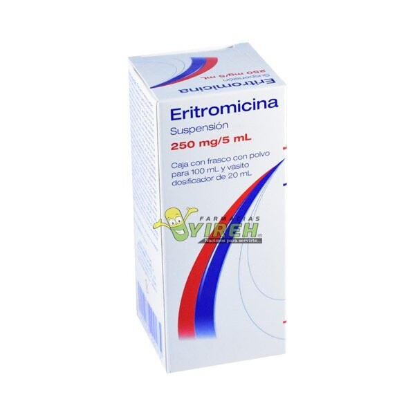 Eritromicina Suspencion oral 250mg
