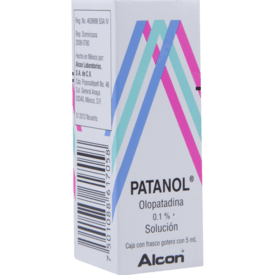 Patanol 0.1% Solucion Gotas oftálmicas