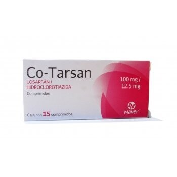 Co-Tarsan Oral 100/12.5mg  con 15 Comprimidos