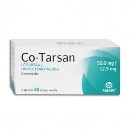 Co-Tarsan Oral 50/12.5mg con 30 comprimidos Co-Tarsan Oral 50/12.5mg con 30 comprimidos