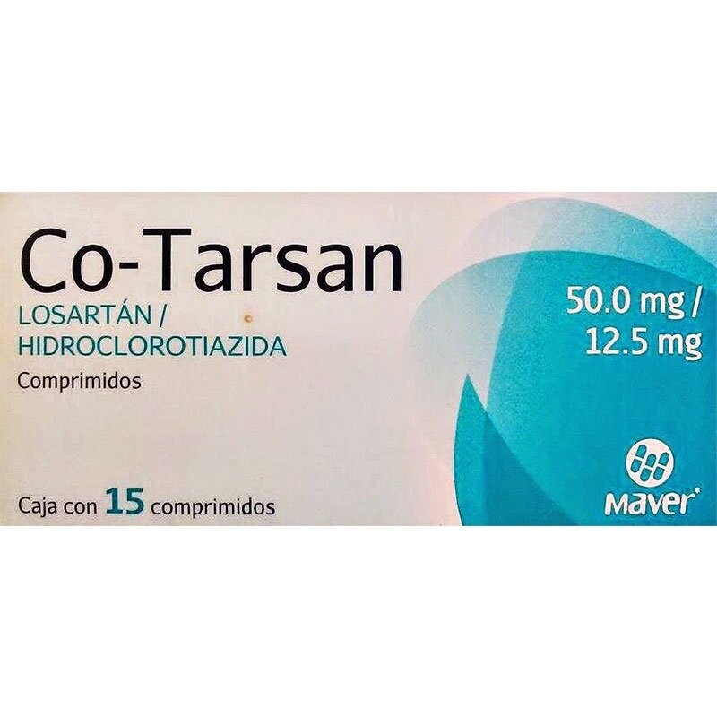 Co-Tarsan Oral 50/12.5mg con 15 comprimidos