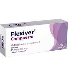 Flexiver Compuesto 15mg oral 20 Cápsulas