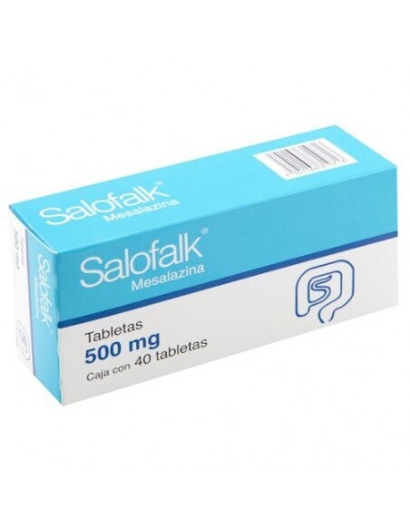 Salofalk oral 500mg 40 Tabletas