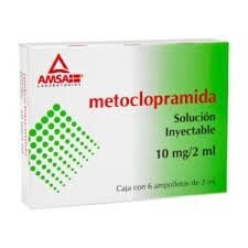 Metoclopramida Solución Inyectable 6 Ampolletas