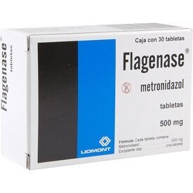 Flagenase 500mg oral 30 cápsulas Flagenase 500mg oral 30 cápsulas