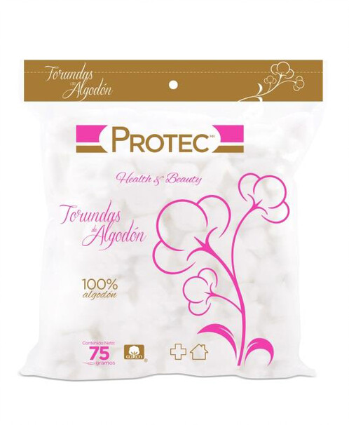 Torunda Algodon 75g Protec