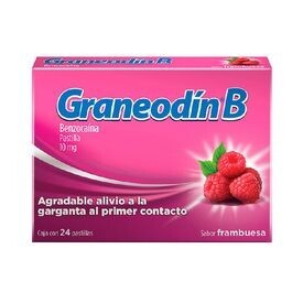 Graneodin B Frambuesa oral 24 Pastillas