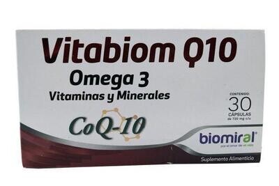 Vitabiom Q10 oral 30 Cápsulas