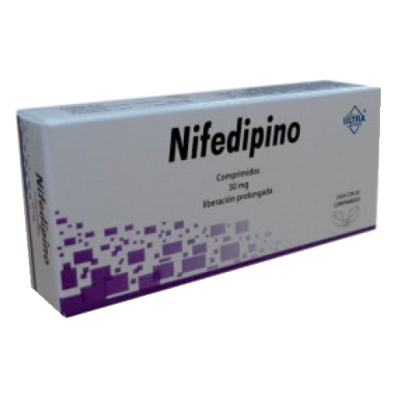 Nifedipino 30mg oral 30 comprimidos Nifedipino 30mg oral 30 comprimidos