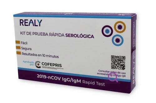 Prueba Rápida COVID REALY igG/IgM