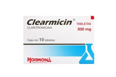 Clearmicin 500mg oral 10 tabletas Clearmicin 500mg oral 10 tabletas