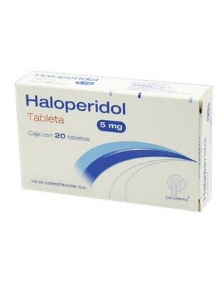Haloperidol 5mg oral 20 Tabletas