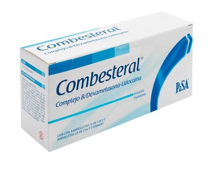 Combesteral Solución Inyectable 6 Ampolletas Combesteral Solución Inyectable 6 Ampolletas