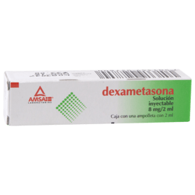 Dexametasona 8mg Solución Inyectable 1 ampolleta