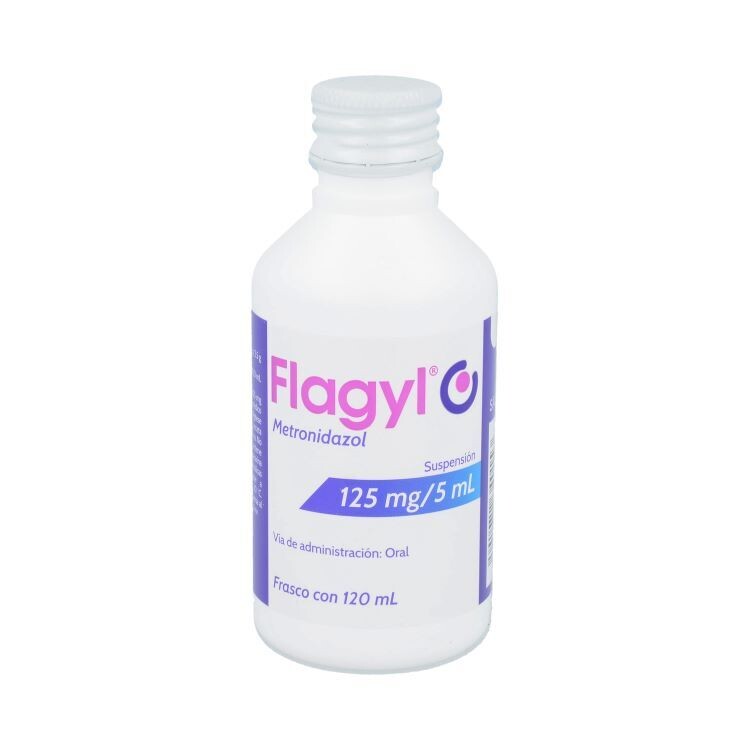 Flagyl 125mg Suspensión oral 120mL Flagyl 125mg Suspensión oral 120mL