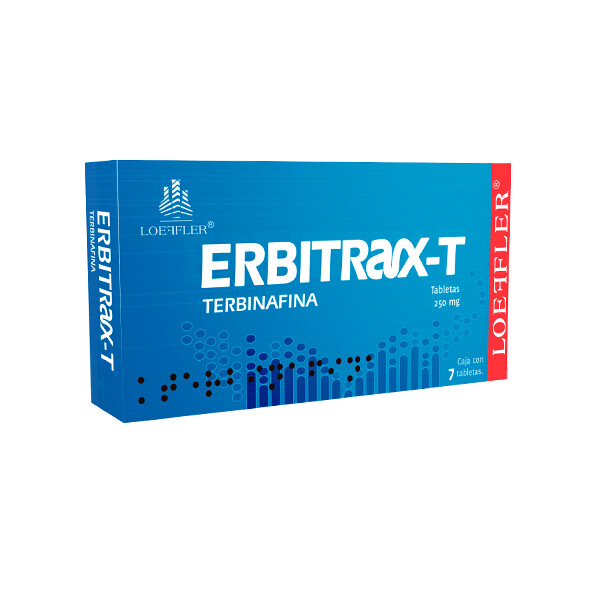 Erbitrax Oral 250mg 7 Tabletas