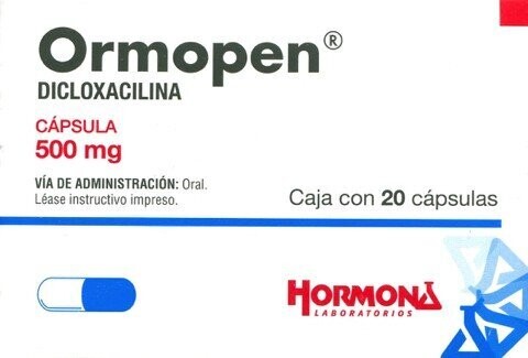 Ormopen 500mg Oral 20 Cápsulas