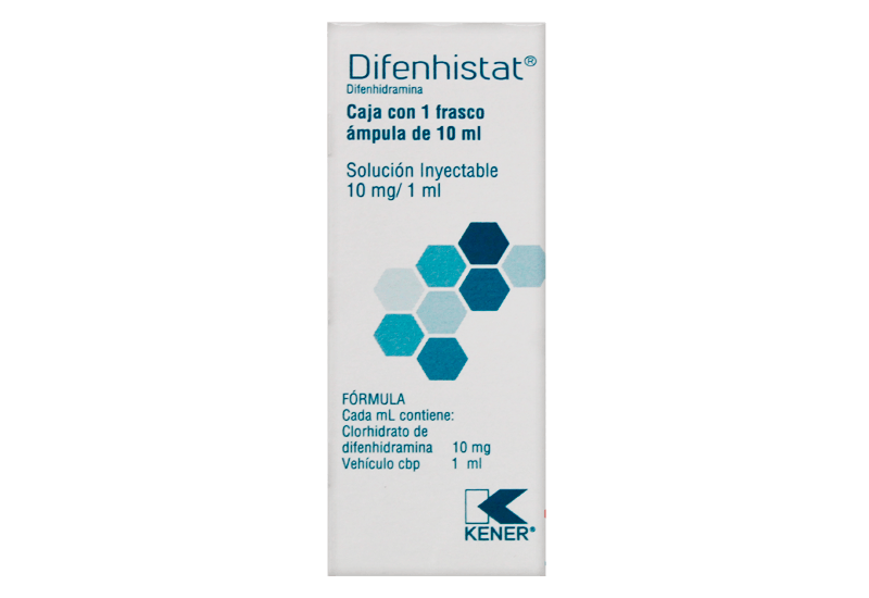 Difenhistat 10mg Solución Inyectable 10mg