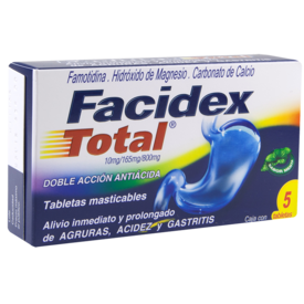 Facidex Total Oral 5 Tabletas Masticables