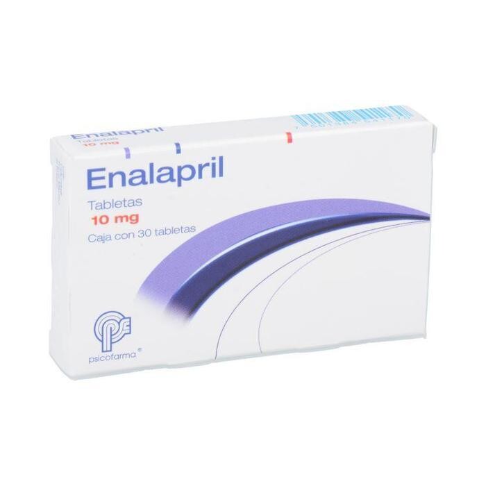 Enalapril 10mg oral 30 Tabletas