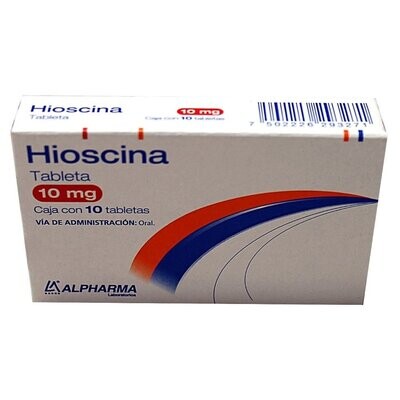Hioscina Oral 10 Tabletas
