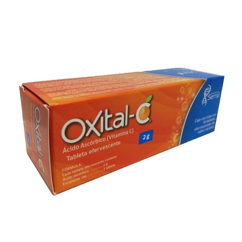 Oxital-C Forte 2g 10 Tabletas Efervecentes