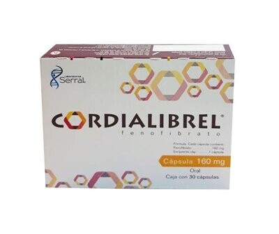 Cordialibrel Oral 160mg 30 Cápsulas