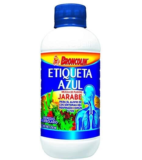 Broncolin Etiqueta Azul oral Jarabe 140mL