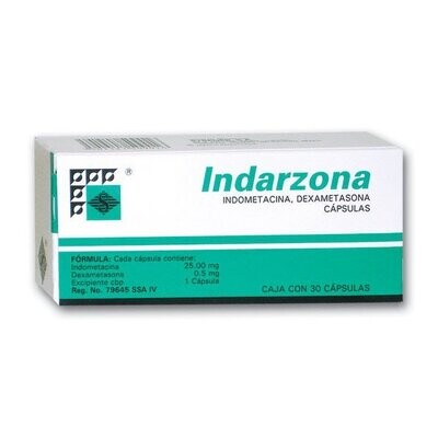 Indarzona oral 30 tabletas Indarzona oral 30 tabletas