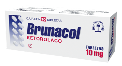 Brunacol 10mg oral 10 tabletas