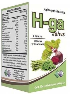 H-Ga Jahvs Oral 60 Tabletas