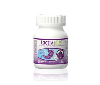 Lactiv Kids Oral 30 Tabletas Masticables Sabor Uva