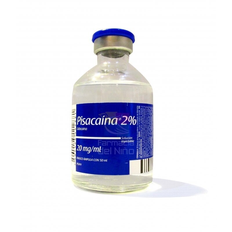Pisacaina 2% Solución Inyectable 50mL Pisacaina 2% Solución Inyectable 50mL