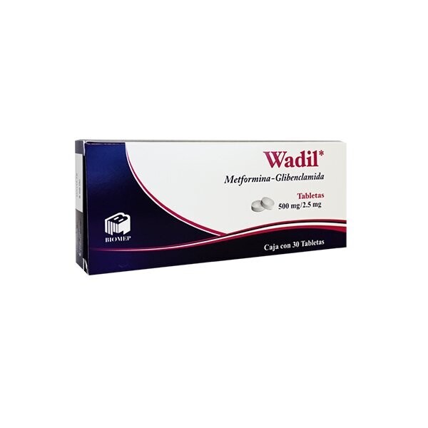 Wadil 500/5mg oral  60 Tabletas