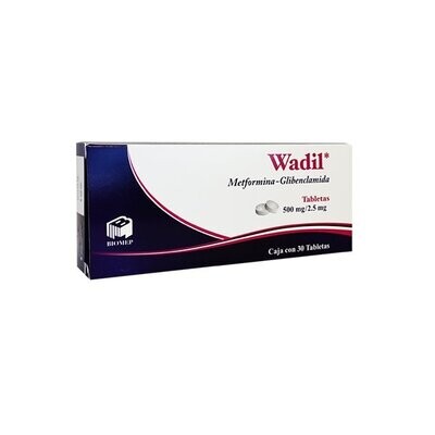 Wadil 500/5mg oral  60 Tabletas