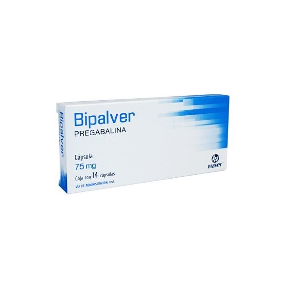 Bipalver 75mg oral 14 Cápsulas