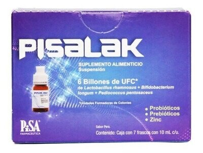Pislak Solución Oral 7 Frascos con 10mL