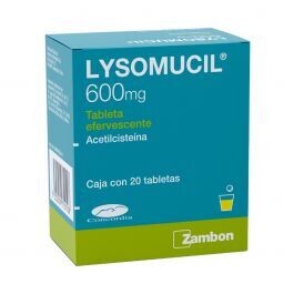 Lysomucil 600mg Oral 20 Tabletas Efervecentes