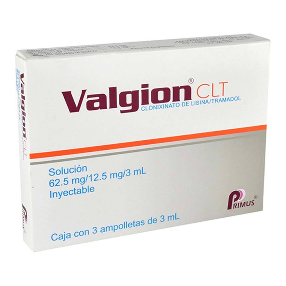 Valgion CLT Solucion Inyectable 3 ampolletas