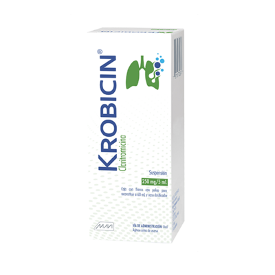 Krobicin 250mg Suspensión oral 60mL Krobicin 250mg Suspensión oral 60mL