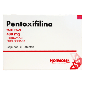 Pentoxifilina 400mg oral 30 Tabletas Pentoxifilina 400mg oral 30 Tabletas