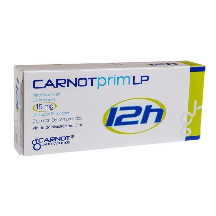 Carnotprim 12h oral 20 comprimidos Carnotprim 12h oral 20 comprimidos