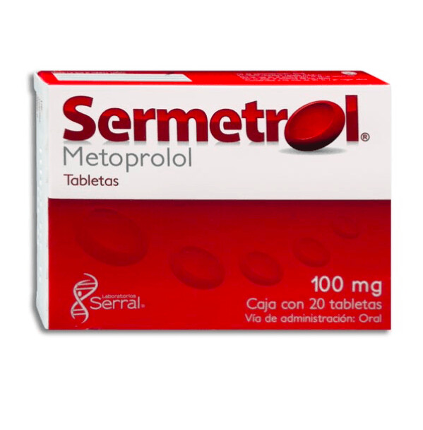 Sermetrol 100mg Oral 20 Tabletas