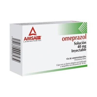 Omeprazol 40mg Soluciíon inyectable