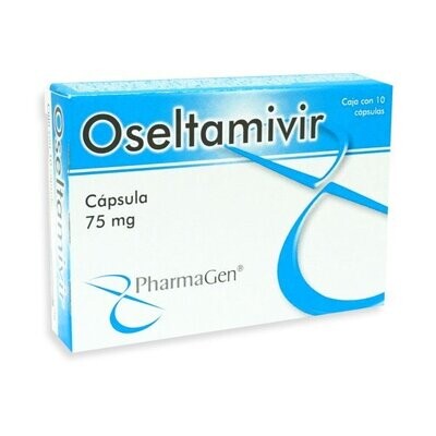 Oseltamivir 75mg oral 10 cápsulas Oseltamivir 75mg oral 10 cápsulas
