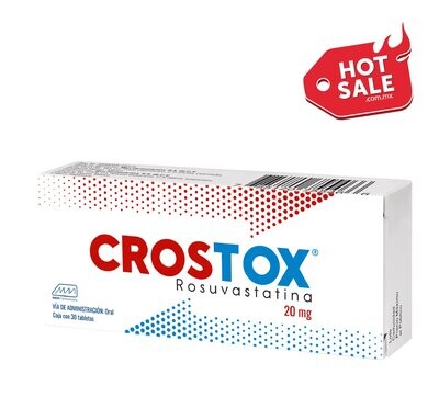 Crostox 20mg 30 tabletas Crostox 20mg 30 tabletas