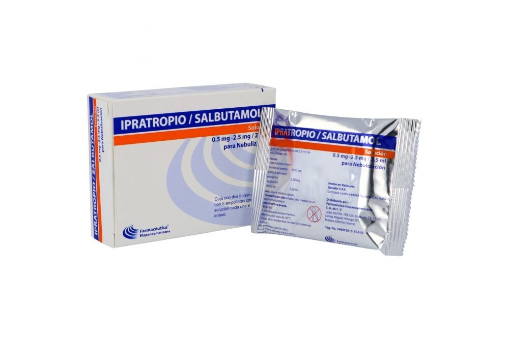 Ipratropio/Salbutamol Solucion Nasal para nebulizacion