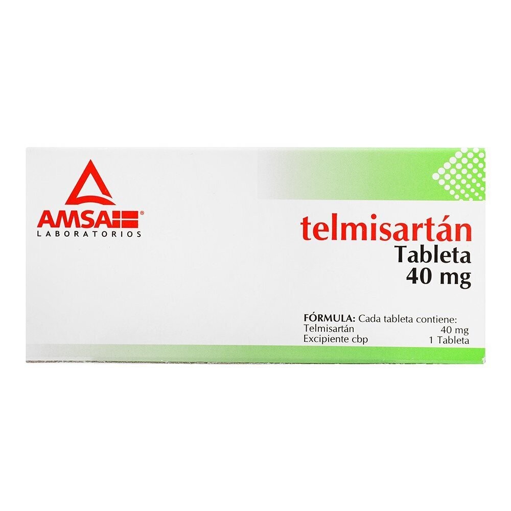 Telmisartan 40mg oral 28 tabletas