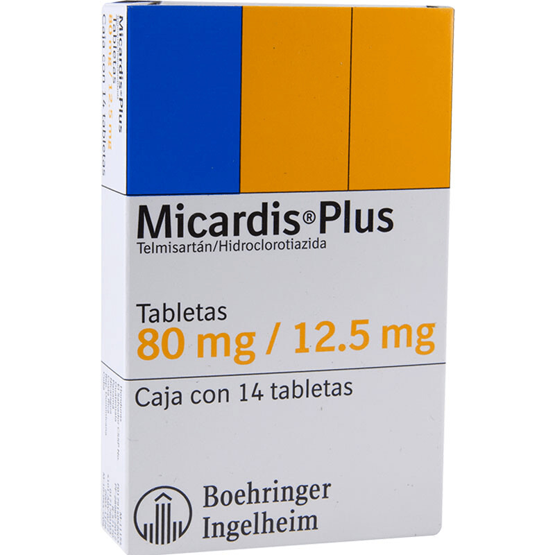 Micardis Plus 80/12.5mg oral 14 tabletas