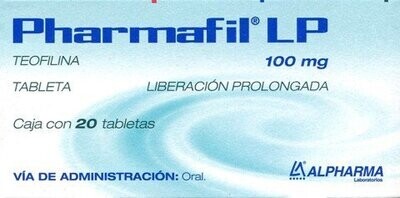 Pharmafil LP 100mg oral 20 Tabletas